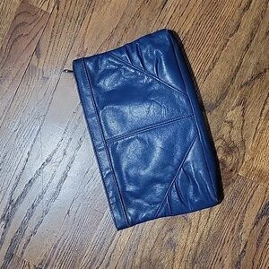 Vintage Navy Blue Clutch
